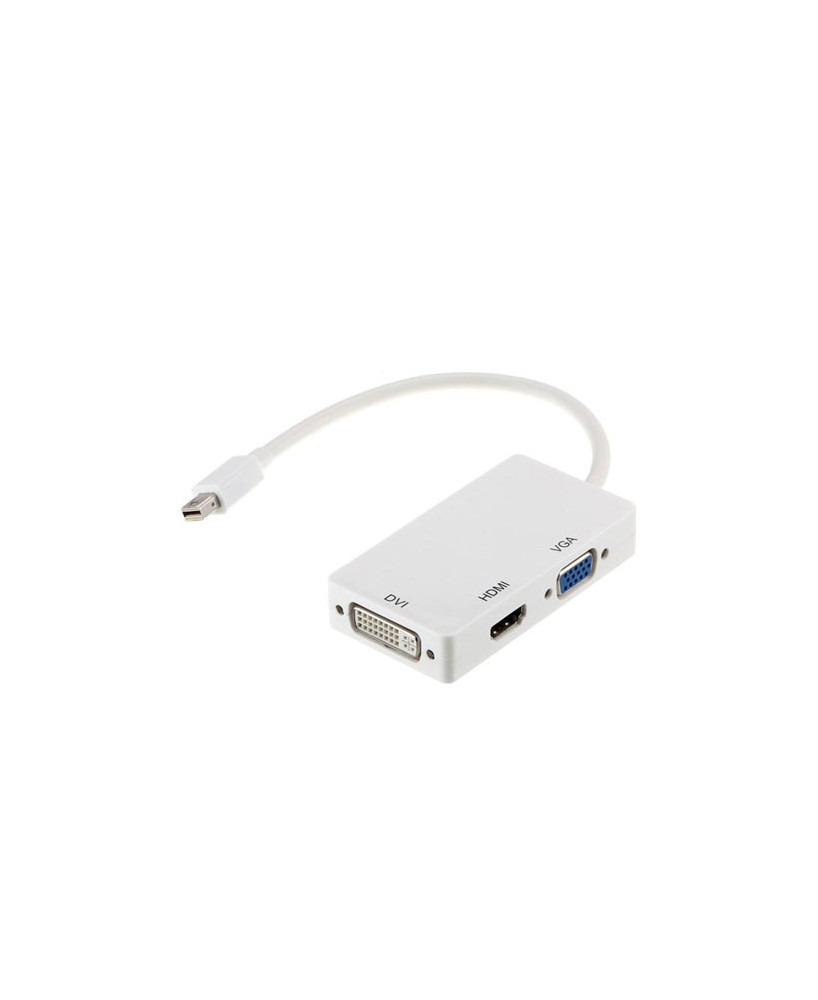 Buy Astrotek 3 in1 Thunderbolt Mini DP Display Port to HDMI DVI VGA Adapter Cable AT-MINIDP-3IN1 for MacBook Air-Pro