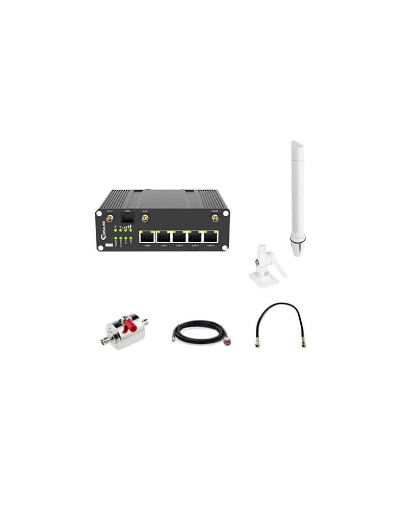 Milesight Voice and Data Marine Kit with Poynting 698-2700 4/7.5dBi LTE Antenna M2M-UR-00020