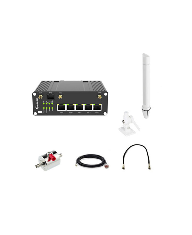 Milesight Voice and Data Marine Kit with Poynting 698-2700 4/7.5dBi LTE Antenna M2M-UR-00020