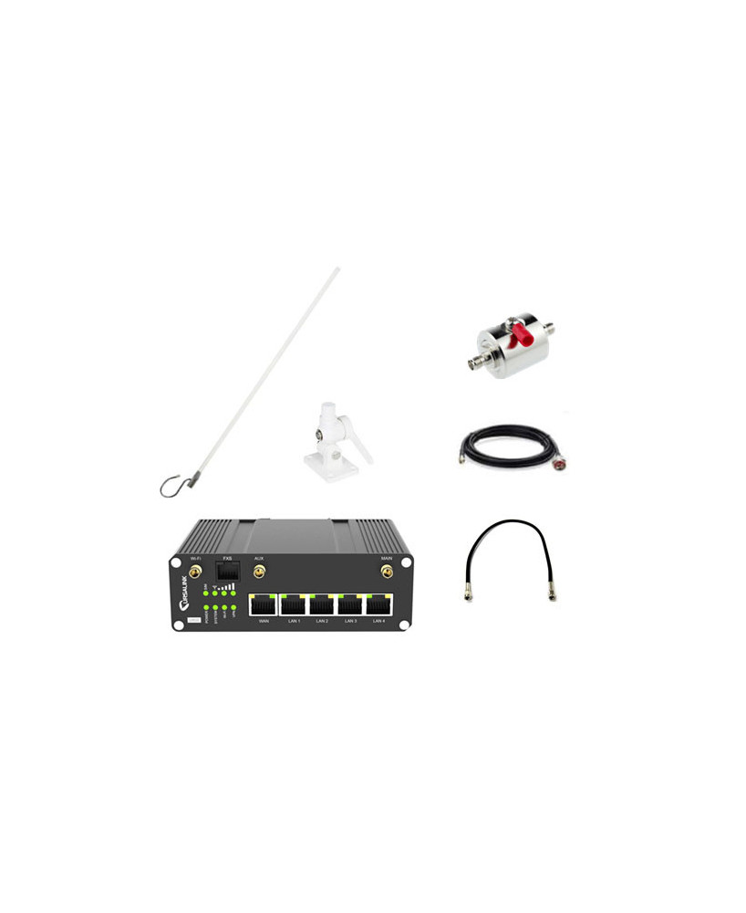 Milesight Voice and Data Marine Kit with Blackhawk 698-2700 7/10dBi LTE Antenna M2M-UR-00019