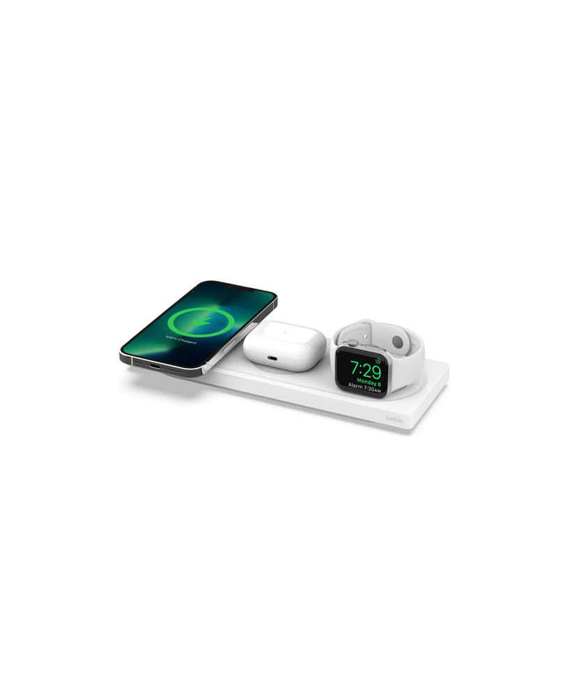 Buy Belkin Boost Charge Pro 3-in-1 Wireless Charging Pad With Magsafe in White WIZ016AUWH