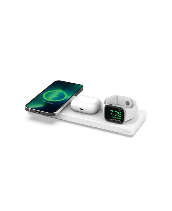 Buy Belkin Boost Charge Pro 3-in-1 Wireless Charging Pad With Magsafe in White WIZ016AUWH