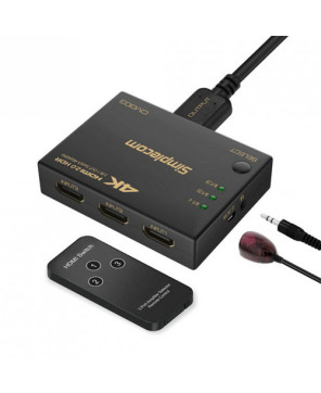 Buy Simplecom Ultra HD 3 Way HDMI Switch 3 IN 1 Out Splitter CM303