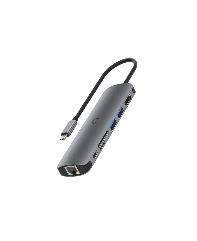 Cygnett Unite DeskMate USB-C Hub in Silver CY3319HUBC2