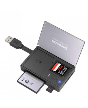 Buy Simplecom 3-Slot SuperSpeed USB 3.0 Card Reader CR309 with Card Storage Case