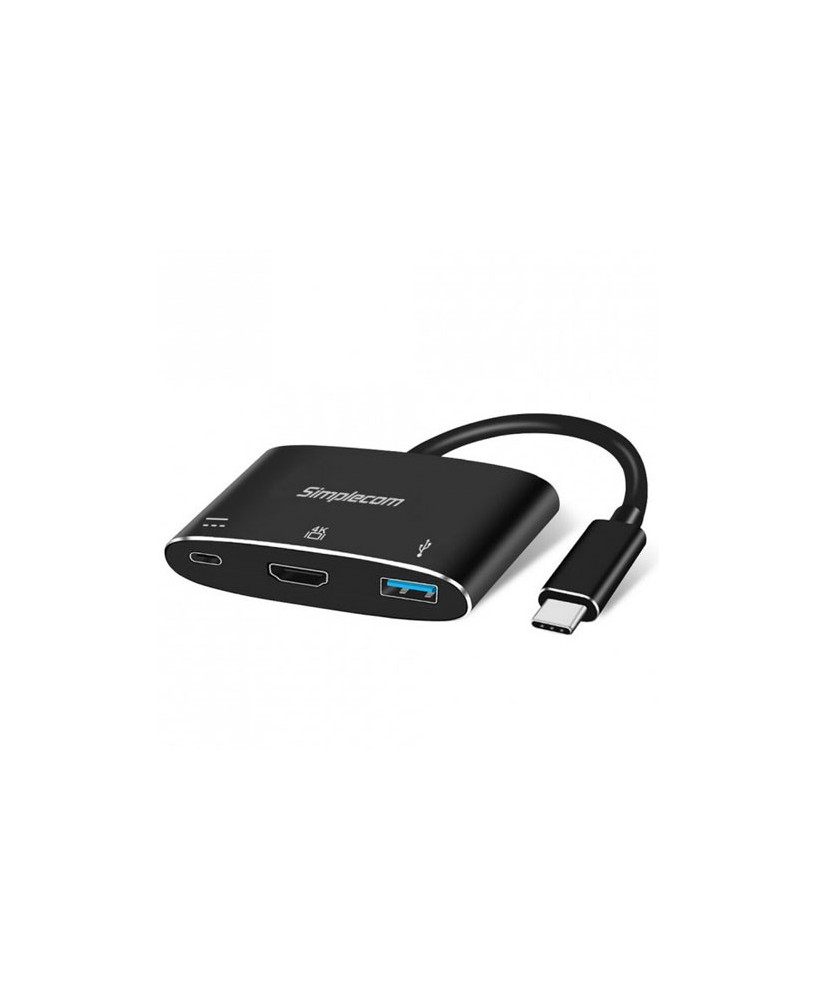 Buy Simplecom USB 3.1 Type C to HDMI USB 3.0 Adapter with PD Charging DA310