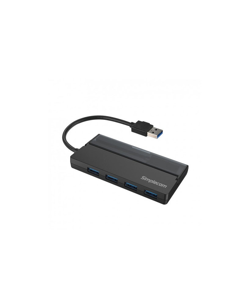 Buy Simplecom Portable 4 Port USB 3.2 Gen1 with Cable Storage CH329-BLK