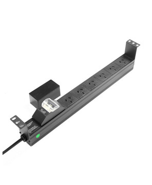 Buy PowerShield 6 Way Horizontal PDU with Australian Sockets RPR-6HMCB