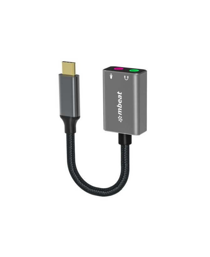 Buy mBeat Elite USB-C to 3.5mm Audio and Microphone Adapter MB-XAD-CAXM for Computers, Tablets and Smartphones