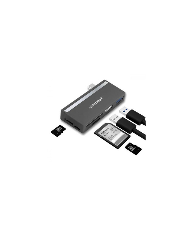 Buy mbeat Essential 5-in-1 USB-C Hub MB-UCH-27GRY