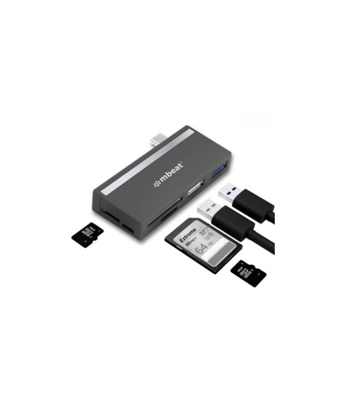 Buy mbeat Essential 5-in-1 USB-C Hub MB-UCH-27GRY