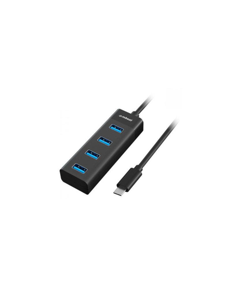 Buy mbeat USB-C to 4-Port USB 3.0 Hub in Black MB-C3H-4K