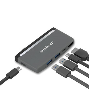 Buy mbeat Essential Pro 5-in-1 USB-C Hub MB-UCH-59GRY