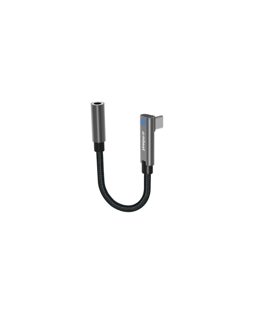 Buy mbeat Elite USB-C to 3.5mm Audio Adapter in Space Grey MB-XAD-C35AUX for Computers, Laptops, Notebooks, Tablets, Smartphones