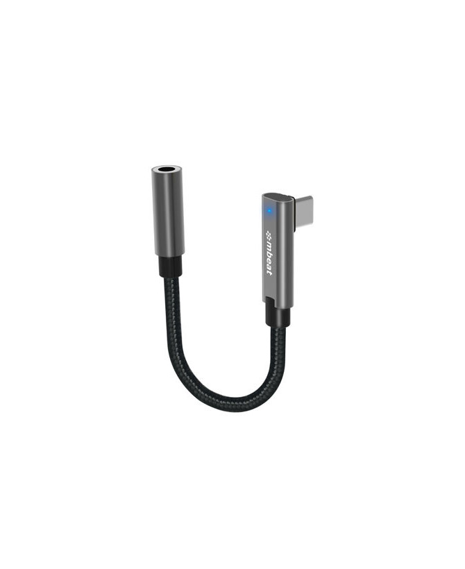 Buy mbeat Elite USB-C to 3.5mm Audio Adapter in Space Grey MB-XAD-C35AUX for Computers, Laptops, Notebooks, Tablets, Smartphones