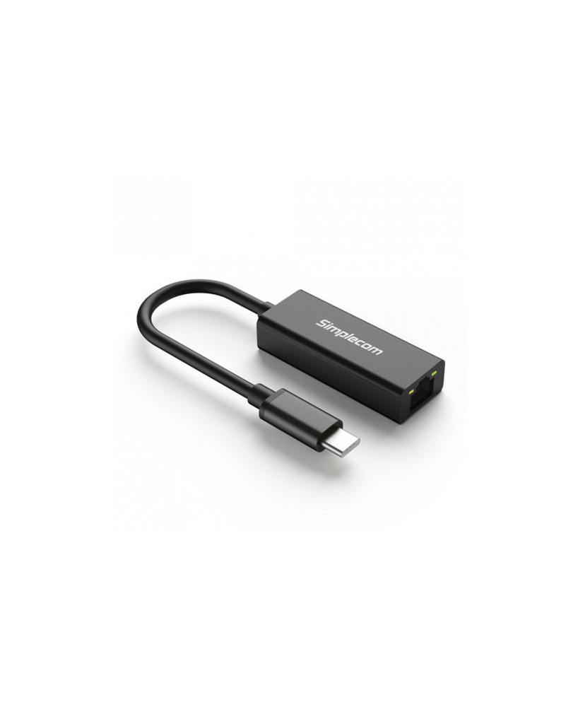 Buy Simplecom SuperSpeed USB-C to Gigabit Ethernet Aluminium RJ45 Network Adapter NU313