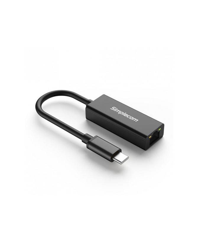 Buy Simplecom SuperSpeed USB-C to Gigabit Ethernet Aluminium RJ45 Network Adapter NU313