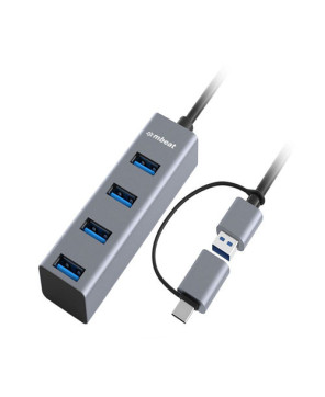 Buy mbeat 4-Port USB 3.0 Hub with 2-in-1 USB 3.0 & USB-C Converter in Space Grey MB-CU3H-4G