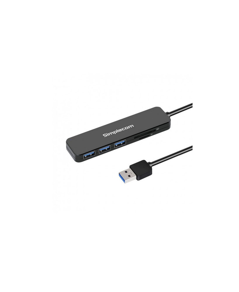 Buy Simplecom CH365 SuperSpeed 3 Port USB 3.0 Gen 1 Hub with SD MicroSD Card Reader CH365