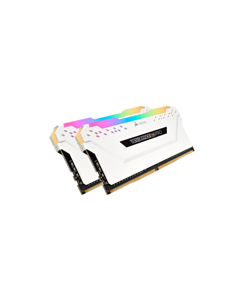 Buy Corsair Vengeance RGB PRO 16GB (2x8GB) 3200MHz DDR4 DIMM RAM Memory Module in White CMW16GX4M2C3200C16W for Desktop PC