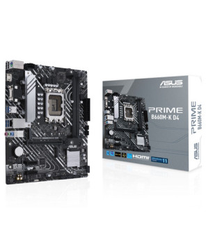 Asus PRIME B660M-K D4 Intel B660 LGA-1700 DDR4 SDRAM Micro ATX Desktop Motherboard