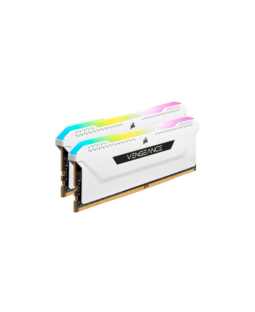 Buy Corsair Vengeance RGB PRO SL 16GB (2x8GB) 3200Mhz DDR4 DRAM C16 Heatspreader Desktop Gaming Memory Module in White CMH16GX4M2E3200C16W