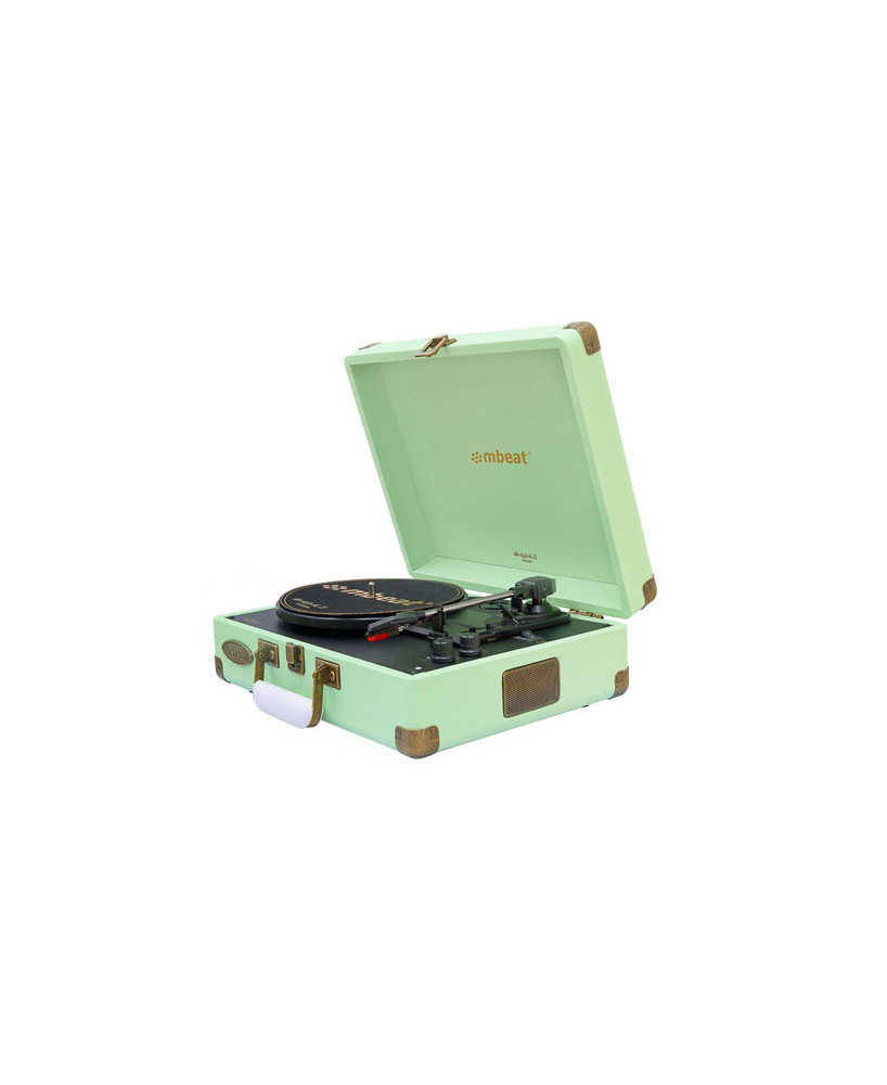 Buy mbeat Woodstock 2 Tiffany Green Retro Turntable Player MB-TR96TGN