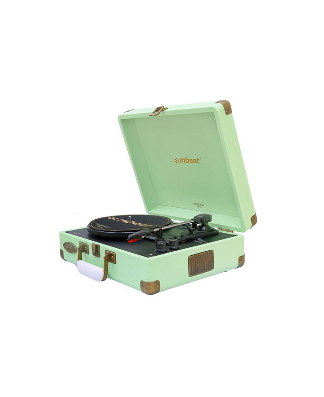 Buy mbeat Woodstock 2 Tiffany Green Retro Turntable Player MB-TR96TGN