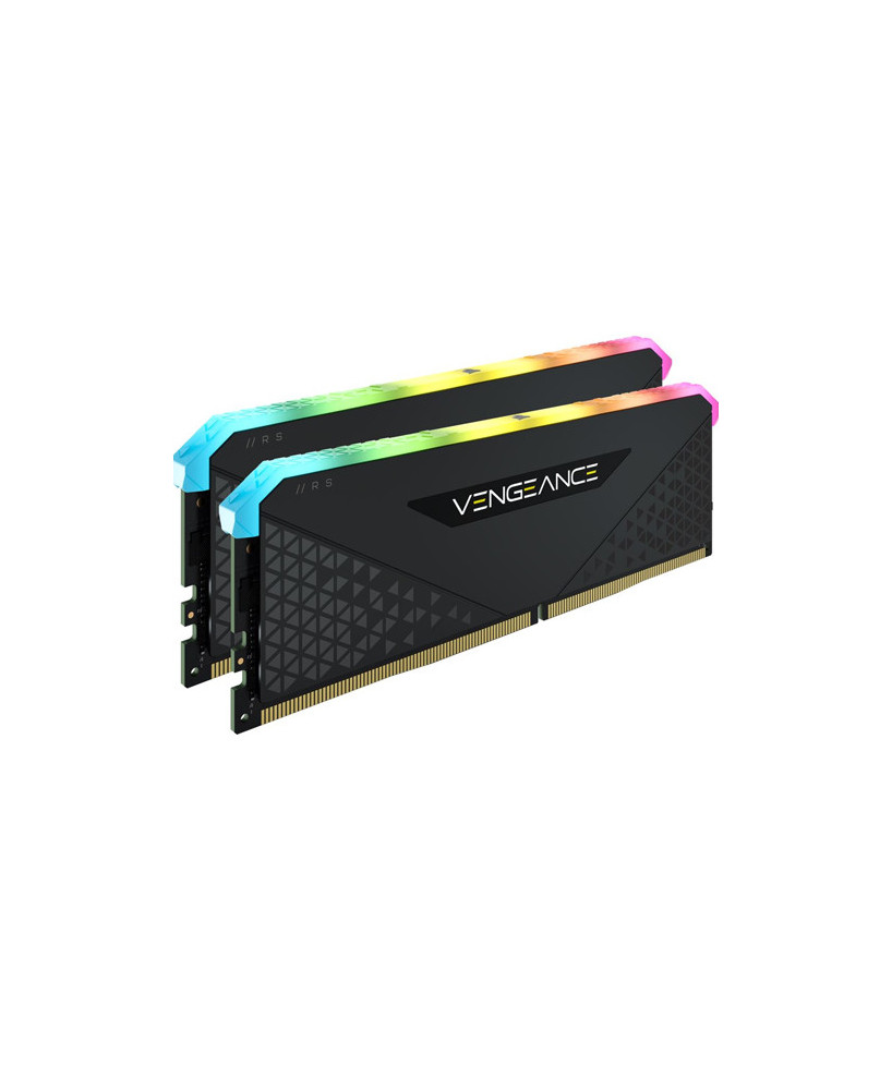 Corsair Vengeance RGB RS 32GB DDR4 3200MHz C16 Gaming Memory with Heatspreader in Black CMG32GX4M2E3200C16