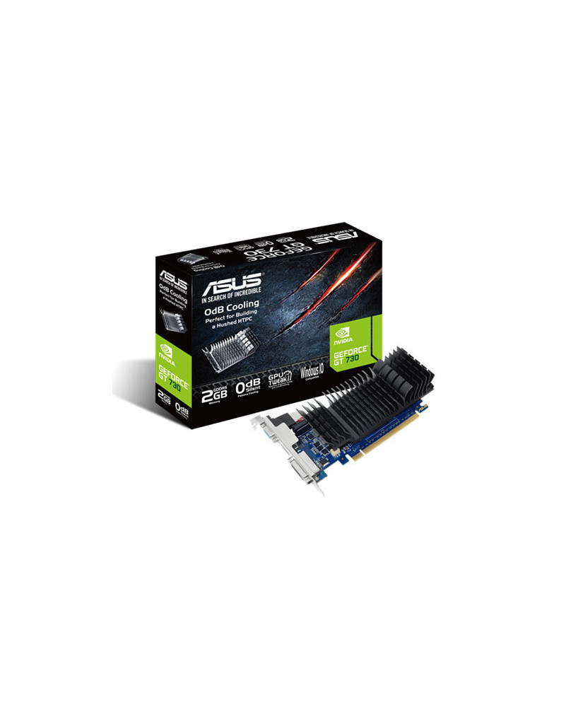 Asus NVIDIA GeForce GT 730 2GB GDDR5 Graphics Card GT730-SL-2GD5-BRK