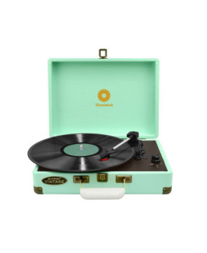 Buy mBeat Woodstock Retro Turntable Player inTiffany Blue MB-TR89TBL