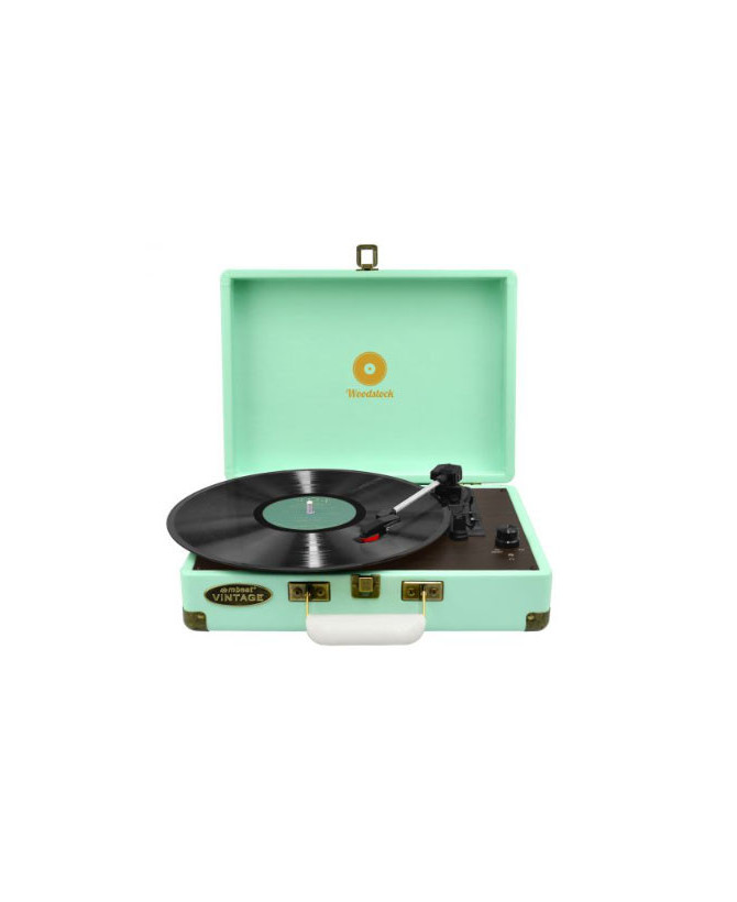 Buy mBeat Woodstock Retro Turntable Player inTiffany Blue MB-TR89TBL