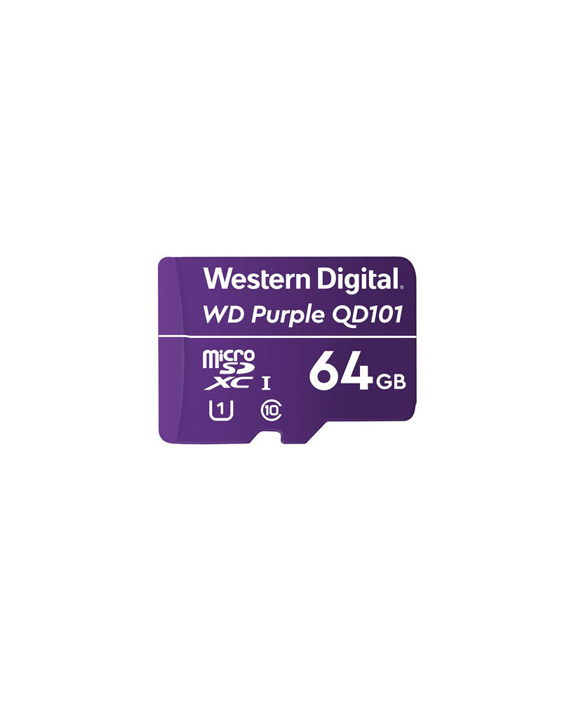 Western Digital 64GB WD Purple SC QD101 Utra Endurance microSD Card WDD064G1P0C