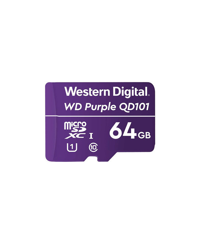 Western Digital 64GB WD Purple SC QD101 Utra Endurance microSD Card WDD064G1P0C