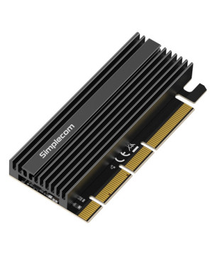 Simplecom EC415B NVMe M.2 SSD to PCIe x4 x8 x16 Expansion Card with Aluminium Heat Sink EC415B