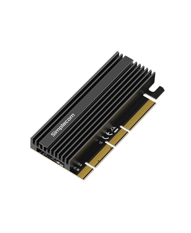 Simplecom EC415B NVMe M.2 SSD to PCIe x4 x8 x16 Expansion Card with Aluminium Heat Sink EC415B