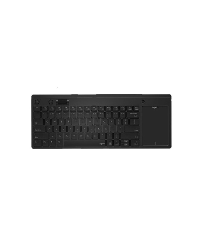 Buy Rapoo K2800 Wireless Keyboard with Touchpad & Entertainment Media Keys in Black K2800-BLK