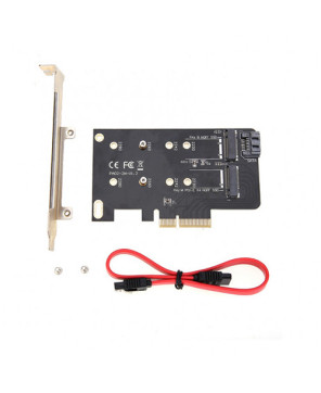 Buy Simplecom EC412 Dual M.2 to PCI-E x4 and SATA 6G Expansion Card (EC412)