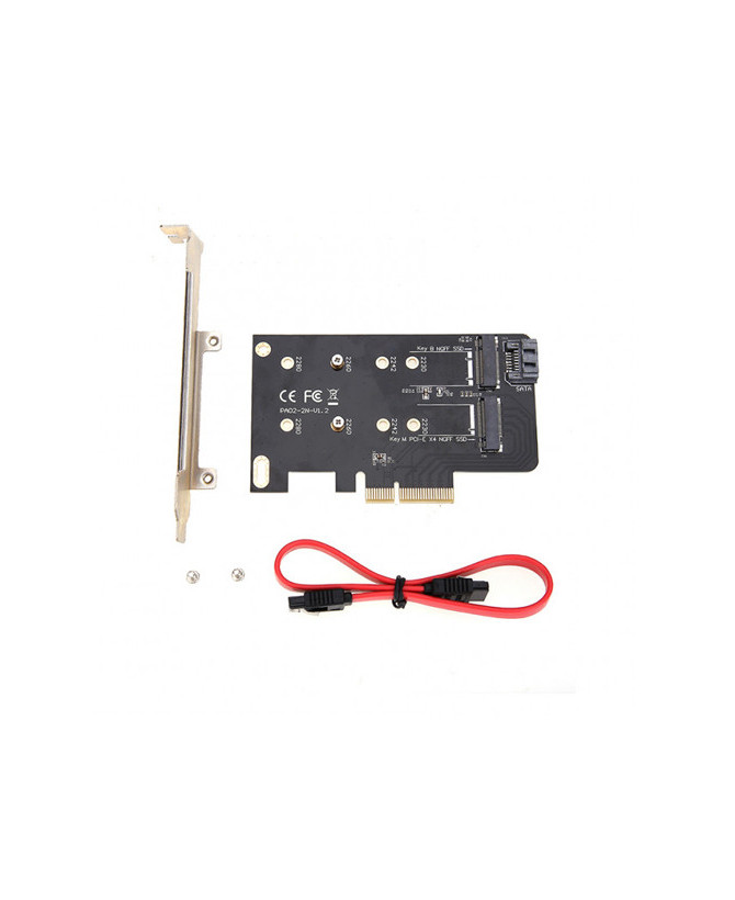 Buy Simplecom EC412 Dual M.2 to PCI-E x4 and SATA 6G Expansion Card (EC412)