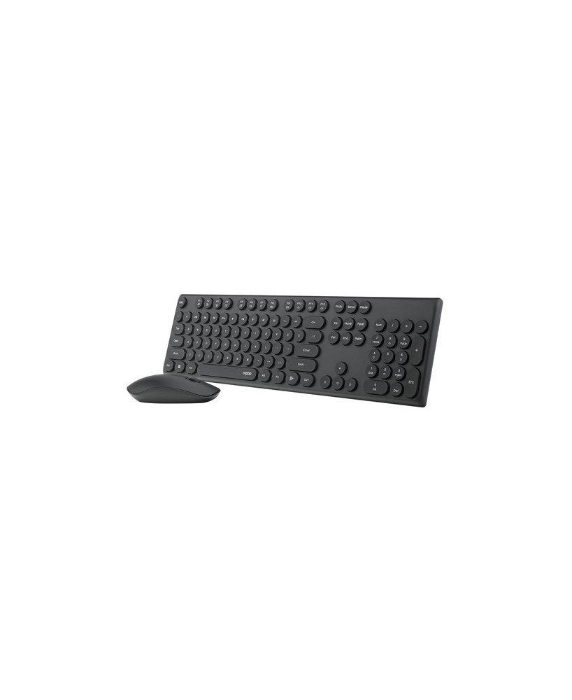 Buy RAPOO X260 Wireless Optical Mouse & Keyboard in Black X260S-BLACK