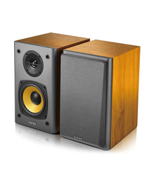 Buy Edifier R1000T4 Ultra-Stylish Active Bookshelf Speaker System in Brown R1000T4-BROWN