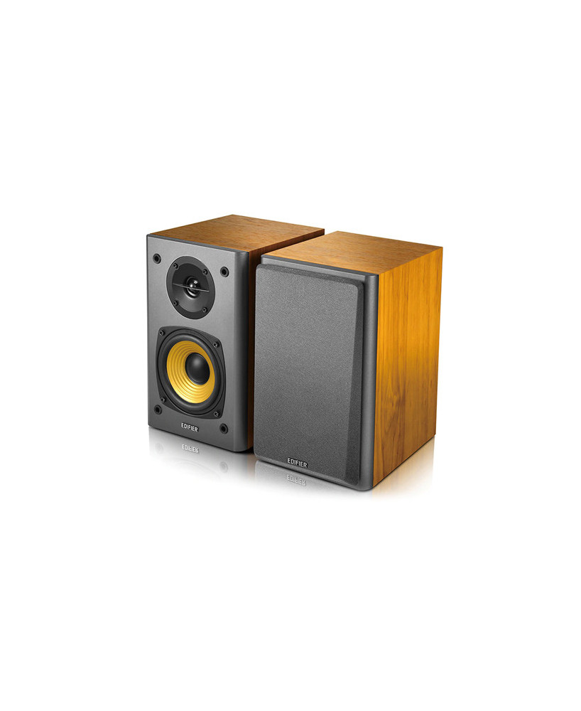 Buy Edifier R1000T4 Ultra-Stylish Active Bookshelf Speaker System in Brown R1000T4-BROWN