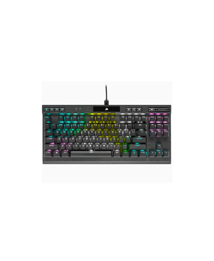 Buy Corsair K70 RGB TKL OPX Silver RGB Mechanical Gaming Keyboard in Black CH-911901A-NA