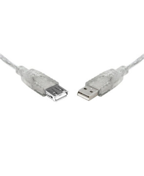 Buy 8Ware 2m USB 2.0 Extension Cable Male to Female Transparent UC-2002AAE