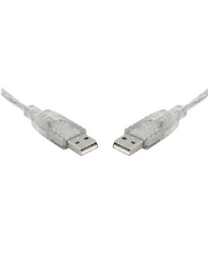 Buy 8Ware 5m USB 2.0 Cable A to A Transparent Metal Sheath UL Approved UC-2005AA