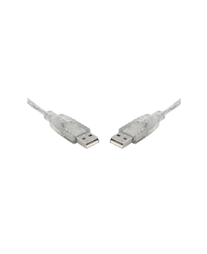 Buy 8Ware 5m USB 2.0 Cable A to A Transparent Metal Sheath UL Approved UC-2005AA