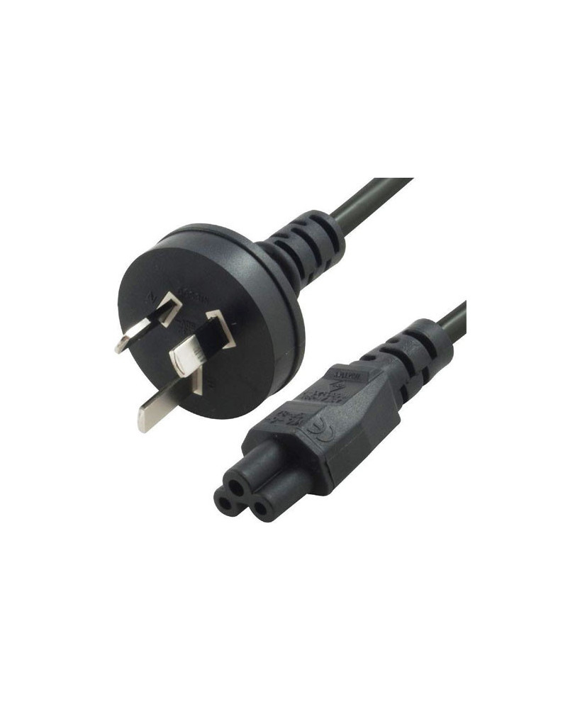 Buy 8ware 1m Power Cable from 3-Pin AU Male to IEC C5 Female Plug in RC-3084AU-010