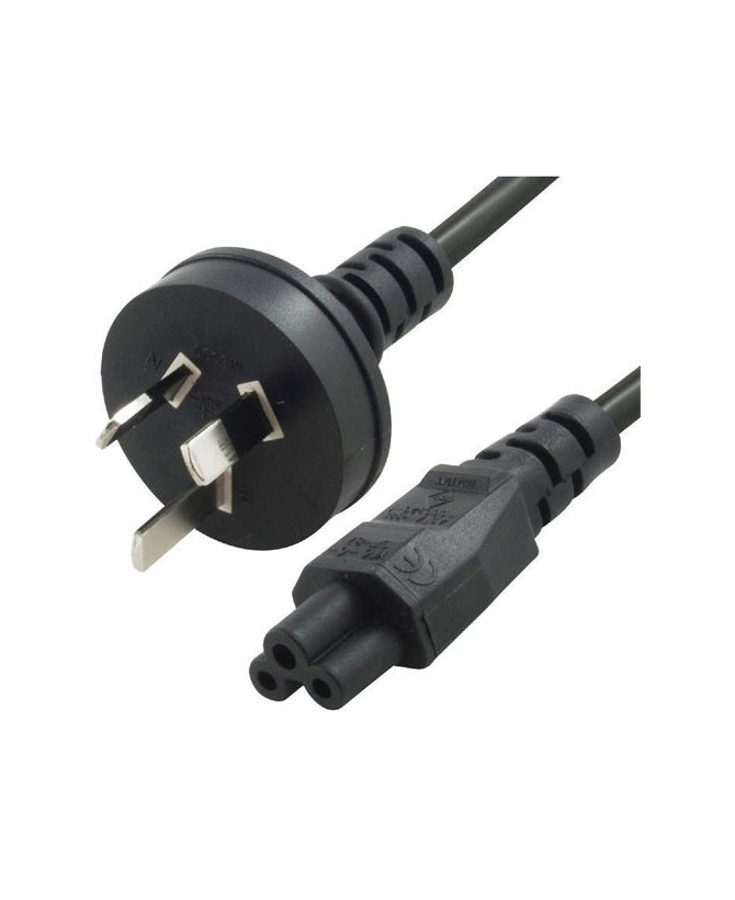 Buy 8ware 1m Power Cable from 3-Pin AU Male to IEC C5 Female Plug in RC-3084AU-010