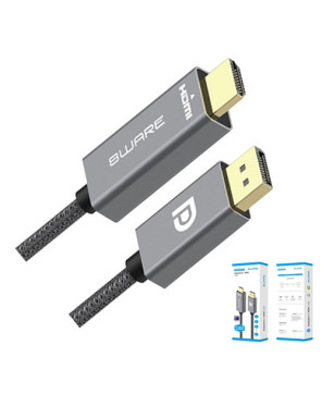 Buy 8ware 2m Displayport DP (Male) to HDMI (Male) Adapter Converter Cable 8W-DPHDMI-2M