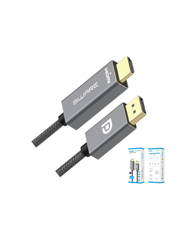 Buy 8ware 2m Displayport DP (Male) to HDMI (Male) Adapter Converter Cable 8W-DPHDMI-2M